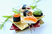 Assorted sushi