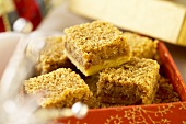 Christmas baking: date and honey slices