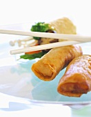Spring rolls with vegetable filling, Thailand