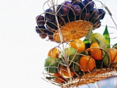 Fresh fruit on tiered stand
