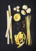 Various types of noodles