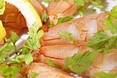 Lobster meat with chervil
