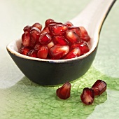 Spoonful of pomegranate seeds