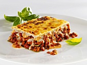 Lasagne made with mince