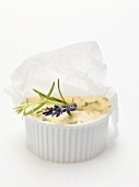 Café de Paris butter with lavender flowers