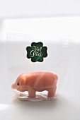 Marzipan pig for New Year