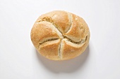 A bread roll from above