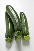 Several courgettes