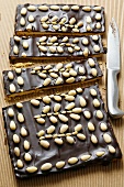 Mazurek with almonds (Polish Easter cake)