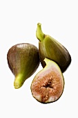 Bavarian fig 'Violetta', two whole and one half