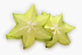 Two slices of carambola