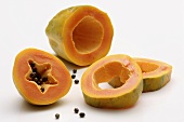 Papaya, sliced