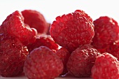 Several raspberries (close-up)