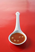 Gazpacho in spoon