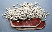 Ham and mogettes (white beans from the Vendée, France)