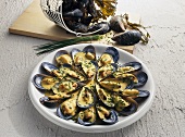 Mussels with curry sauce