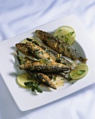 Sardines with herbs