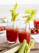 Bloody Mary with celery