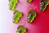 Green jelly frogs