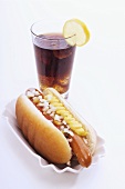Hot Dog und Cola