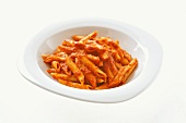 Penne with tomato sauce for children