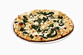 Spinach and feta pizza