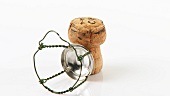 Champagne cork with muselet