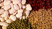 Assorted pulses (close-up)
