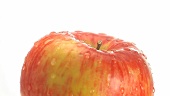A rotating apple