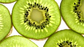 Slices of kiwi fruit