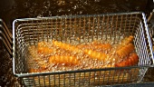 Deep-frying chips