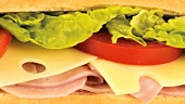Schinken-Käse-Sandwich (Bildfüllend)