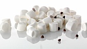 White marshmallows and chocolate chips