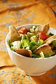 Fattoush: bread and vegetable salad (Lebanon)