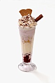Knickerbocker Glory (Ice cream sundae with fruit & cream, UK)