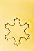 Cut-out biscuit (snowflake)