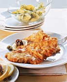 Wiener Schnitzel und Kartoffelsalat 