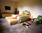 Schlafzimmer im toskanischen Country-Stil