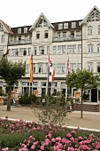 Ostende Hotel in Ahlbeck auf Usedom außen