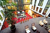Hotel Gastwerk, Lobby, Hamburg, Vogelperspektive