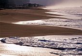 View of waves on beach