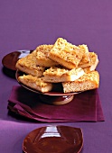 Apple butter cake on serving dish