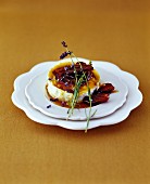 Goat's cheese with honey and dates