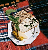 Butterbrot mit eingelegten Gurken aus dem Spreewald