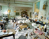 Messed up workshop of porcelain designed by JKN