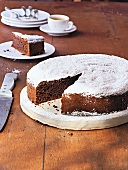 Haselnuss-Schoko-Kuchen Torta di nocciole