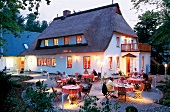 Gastgarten im "Dobler's Restaurant" in Timmendorfer Strand