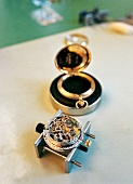 Julius Assmann 3 Mechanical luxury watch with open case