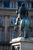 Statue of Louis XIV in Place des Victoires, Paris, France