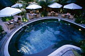 Swimming pool of Hotel Royal Palm in Mauritius